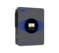 Y&H Onduleur solaire hybride 3500 W 24 V CC vers 230 V AC onde sinusoïdale | Contrôleur MPPT 100 A, entrée PV 4000 W, tension maximale 500 V, compatible avec les batteries au lithium et au plomb-acide