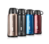Y·J&H Bouteille en Acier Inoxydable avec Isolation - Double Paroi Gourde - Boissons Chaudes ou Froides - Sport, Voyage, École, Bureau, de Plein Air - 650ml Champagne Gold