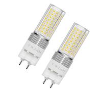 Y.W.Licht Lot de 2 ampoules LED G12 16 W Blanc froid 6000 K 2 broches Bi AC85-265 V Angle de faisceau 360° équivalent à une lampe halogène de 160 W pour garage (non dimmable, sans ballast)