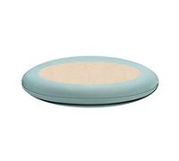 Yadlan Galette Chaise Ronde 35cm, Coussin Chaise Scandinave DéHoussable, 4cm Epaisse Coussins De Chaise D'IntéRieur avec Invisible Fond AntidéRapant, Rebond Mousse à MéMoire Vert Clair