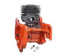 Yadoo Remplacement D'assemblage de Moteur de Cylindre de Piston de Carter de Tronçonneuse de 52mm pour Husqvarna 362 365 371 372