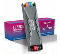 Yafido Transformateur AC 220v à DC 12V 16.6A / 24V 8.3A LED Driver 0-150W, Alimentation Transfo Boîtier Métallique Power Supply Transformer pour Salon Cuisine Spot Ruban G4 G9 Mr16 Sans Vissage