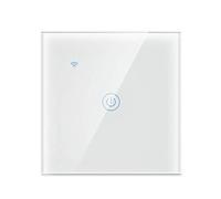 Yagusmart Interrupteur Mural Intelligent,AUCUN fil neutre requis,Compatible avec Alexa, Google Home, IFTTT,Contrôle Vocal et Contrôle à Distance,Smart Light Interrupteur(1 gang)