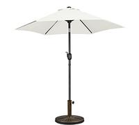 Yaheetech Parasol de Jardin 230cm/270cm avec Pied 10 KG Inclinable Extérieur Cadre en Métal Protection Solaire pour Jardin Terrasse Patio Piscine Balcon