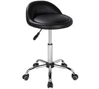 Yaheetech Tabouret Ergonomique Dossier Réglable 47-61cm - Noir