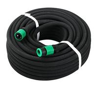 Yaheetech Tuyau Arrosage Extensible Micro-poreux 30M Tuyau Arrosage Irrigation - Avec Raccords Noir