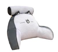 Yajimsa Oreiller De Lecture De Repos avec Accoudoirs - avec Cale Nuque & Bras - Confort Et Ergonomie Coussin Cale Dos pour Lit & Fauteuil & Canape Rauque 40x60cm