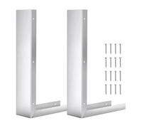 Yajuyi 2 Pièces Équerre En L Finition pr Micro-O Montage Facile Tige Finition D'espace D'armoire Cuisine peu Encombrant Grille Métallique