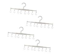 Yajuyi Ensemble de 4 Cintres pour sous-vêtements, Comprenant Un Support Rotatif Multifonctionnel pour Débardeurs, Une Ceinture et Des Accessoires de Lessive.