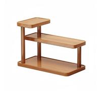 Yajuyi Étagère de Rangement Multi Niveaux Bambou Étagère Organiseur Présentoir Présentation Ordonnée des Parfums et Soins avec Séparation Claire Adaptée à, 50CM