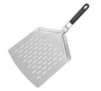 Yajuyi Pelle à Pizza en Aluminium Pelle Four, Pelle À Pizza À Grande Poignée En Caoutchouc-plastique Carrée Surface En Aluminium Fentes Verticales + Boîte En Papier Kraft Pur