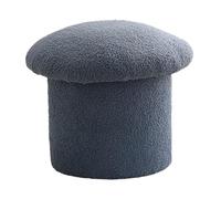 Yajuyi Repose-Pieds, Petit Tabouret, Repose-Pieds, Meuble en Forme de Champignon, Pouf, Tabouret de Salon pour La Porte du Salon dans La Chambre, Bleu, S