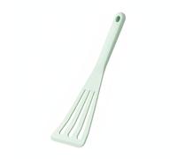 Yajuyi Silicone Manche Ustensile de Cuisine Spatule Résistante à la Chaleur Facile à Nettoyer Tête Ajouretée Adapté à la Préparation de Plats Sautés Oeufs, Vert, Vert Clair