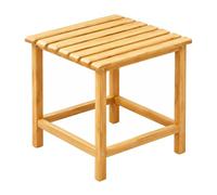 Yajuyi Table D'appoint Rectangulaire Étroite Étagère Rangement Compact Rack Rangement Rectangulaire Robuste Meuble pr Balcon, Angle Lecture, Bois