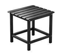Yajuyi Table D'appoint Rectangulaire Étroite Étagère Rangement Compact Rack Rangement Rectangulaire Robuste Meuble pr Balcon, Angle Lecture, Noir