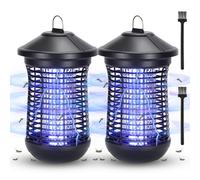 Yakimz 2 lampes électriques anti-insectes Lampe anti-insectes 18W Lampe UV Piège à insectes Extérieur Lampe anti-moustiques