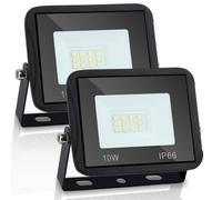 Yakimz 2X LED Projecteur Projecteur de chantier 10W Lampe extérieure IP65 Blanc froid Projecteur