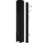 Yakimz Douche solaire Douche de jardin Douche de jardin Thermomètre jusqu'à 60°C Douche de piscine Camping 40L Avec douchette Avec housse de protection noir