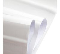 Yakimz film pour meubles film adhésif vinyle papier peint cuisine autocollant film scintillant imperméable 1 rouleau 500cm x 61cm blanc