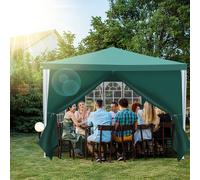 Yakimz Pavillon Tente de jardin - Tente de réception robuste de haute qualité avec pergola Vert 3x3m