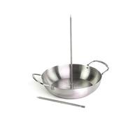 Yakiniku Bol de Grill - Grill Kebab - 2 Brochettes - INOX - Accessoire Kamado - 2 Brochettes 18 & 28cm