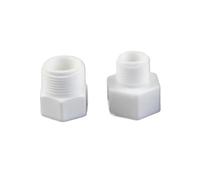 YAKUFAST Raccords de tuyaux en plastique F/M 1/2 "3/4" PT mâle à filetage femelle, adaptateur de raccords de tuyaux à douille hexagonale(M06-F04)