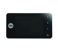 Yale 45-4500-1440-00-6001 Memory Plus 4500-Captures Images Visionneuse de Porte numérique, argenté/Noir, argenté