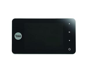 Yale 45-4500-1440-00-6001 Memory Plus 4500-Captures Images Visionneuse de Porte numérique, argenté/Noir, argenté