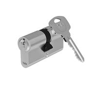 Yale 500 Plus Série Cylindre de Profil Européen Double 40/45 Nickel Satiné Cylindre de Sécurité à 5 Goupilles Haute Protection Anti Effraction Installation Facile avec Clés Incluses