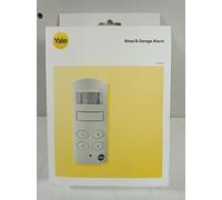 Yale Alarme sans Fil SAA5015 Blanche : Sirène 100 DB, Détection Mouvement 12 m, Code PIN Personnalisable, Montage Mural ou Autoportant, Idéale pour Abri de Jardin, Garage et Caravane