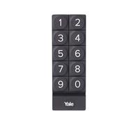 Yale Clavier à Code connecté, Noir, compatible avec serrure connectée Linus et Yale Home App, partage de codes uniques aux invités, ouverture sans clés, 05/301000/BL