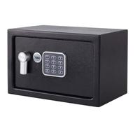 Yale Coffre-Fort à Alarme 130 DB - Small 8.6L - Noir - Serrure Electronique Code 3 à 8 Chiffres 20x31x20cm YEC/200/DB2