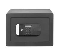 Yale Coffre-Fort Haute Sécurité à Serrure Electronique 100 000 Combinaisons (Certifié SKG), A Poser et Sceller - Anthracite, Noir, 25 x 35 x 30 cm (18,6 L)