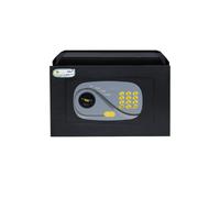 Yale Coffre-Fort Mural Numérique Haute Sécurité Y3260220 Noir Certifié UNI EN 14450 Niveau S1 Serrure Électronique à Code PIN 2 Pênes en Acier Ø22 mm Capacité 14 L Fabriqué en Italie