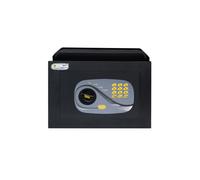 Yale Coffre-Fort Mural Numérique Haute Sécurité Y3260425 Noir Certifié UNI EN 14450 Niveau S1 Serrure Électronique à Code PIN 2 Pênes en Acier Ø22 mm Capacité 25 L Fabriqué en Italie