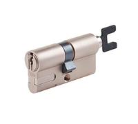 Yale Cylindre Ajustable Linus, Argent, Cylindre ajustable tous types de porte compatible avec la serrure connectée Linus et l'application Yale Home App, 05/501000/SN