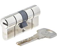 Yale Cylindre de Serrure Débrayable 30x30 mm, 10 Goupilles - Porte Extérieure, Porte Intérieure, Porte d'Entrée - YC2100-5 Clés réversibles, Nickelé