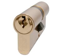 Yale Euro Double Cylindre, 3 clés fournies, sécurité Standard, Coffret, Convient à Tous Les Types de Portes, Finition Laiton, 35:10:45 (90 mm)