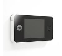 Yale Judas électronique numérique 45-0500-1432-00-5011, blanc, Live View, caméra de haute qualité, angle de vision 105°, remplace le judas de porte mécanique