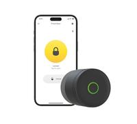 Yale Linus Smart Lock L2 Lite - Noir - 05/109100/MB-UK | Serrure de porte intelligente pour portes d'entrée | Entrée sans ontrôle par application | Installation facile | Clés numériques |