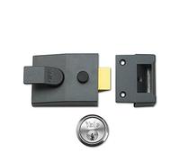 Yale Locks 89 Deadlock Dmg Verrou en Chrome satiné Cylindre 60 mm dans Une boîte