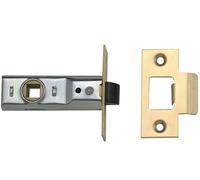 Yale Locks - M888 Verrou à mortaise tubulaire 64mm laiton poli pack de 3