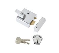 Yale Locks P2 Double Sécurité Verrou 40mm Appui Tête Chrome Finir Visi YALP2C