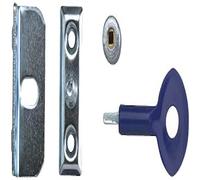 Yale Locks P6P112SC Verrou de fenêtre Chrome satiné Lot de 6 (Import Grande Bretagne)
