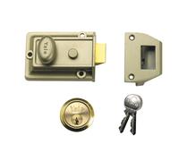 Yale Locks P77 Traditionnel Verrou 60mm Appui Tête Nickel Laiton Finir Visi Yal