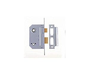 Yale Locks PM236CH25 Serrure à larder 2 points Pêne demi-tour Chrome poli 63 mm (Import Grande Bretagne)