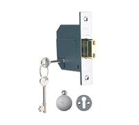 Yale Locks PM562CH25 Serrure à mortaiser BS 5 Hi-Security haute sécurité, 64 mm, 2,5 pouces - Fini chrome poli