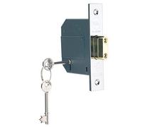 Yale Locks PM562CH30 / YALPM562CH80 Serrure à mortaiser BS 5 sécurité haute, 76mm 3-pouces- Fini chrome poli