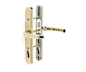Yale Locks PPVCRHPC Poignée de Porte Rétro en PVC-U Poli Finition PVD Doré