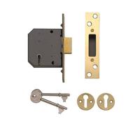Yale Locks - Serrure à mortaise PM552 5 leviers 67mm laiton poli